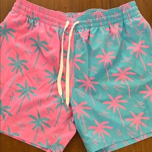 Chubbies Vibrant Tropical Palm Tree Hybrid Shorts